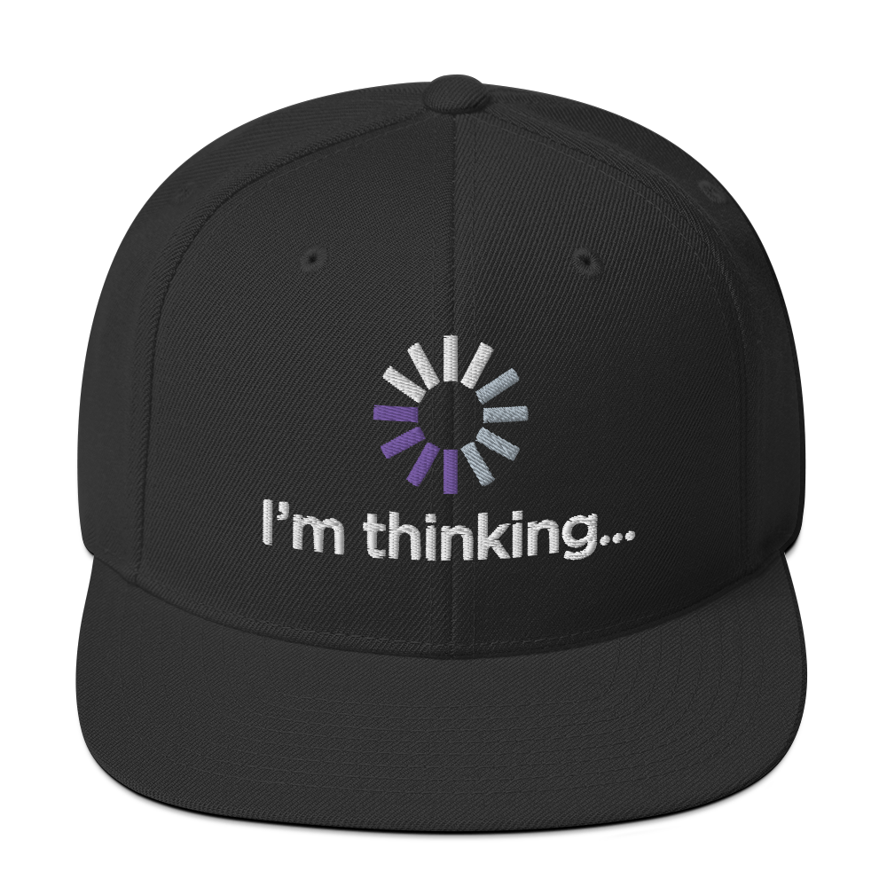 I'm Thinking Snapback Baseball Hat