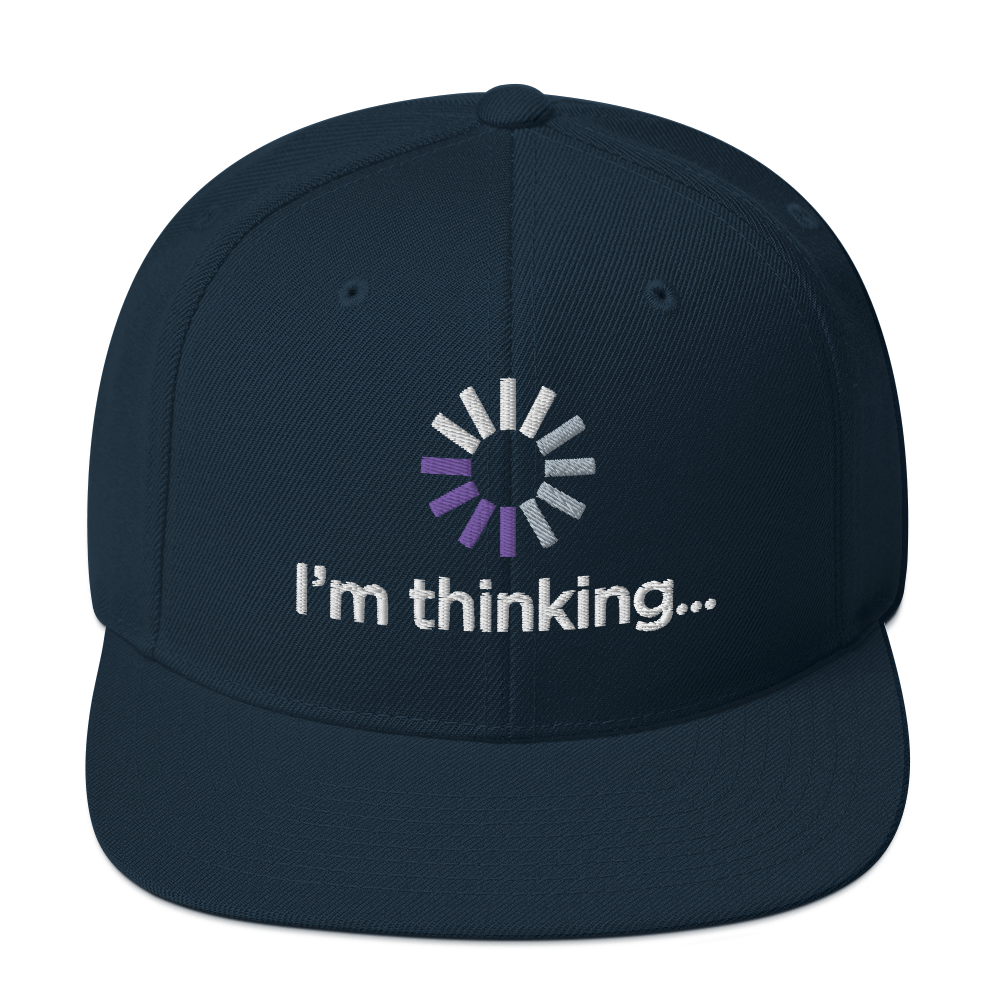 I'm Thinking Snapback Baseball Hat