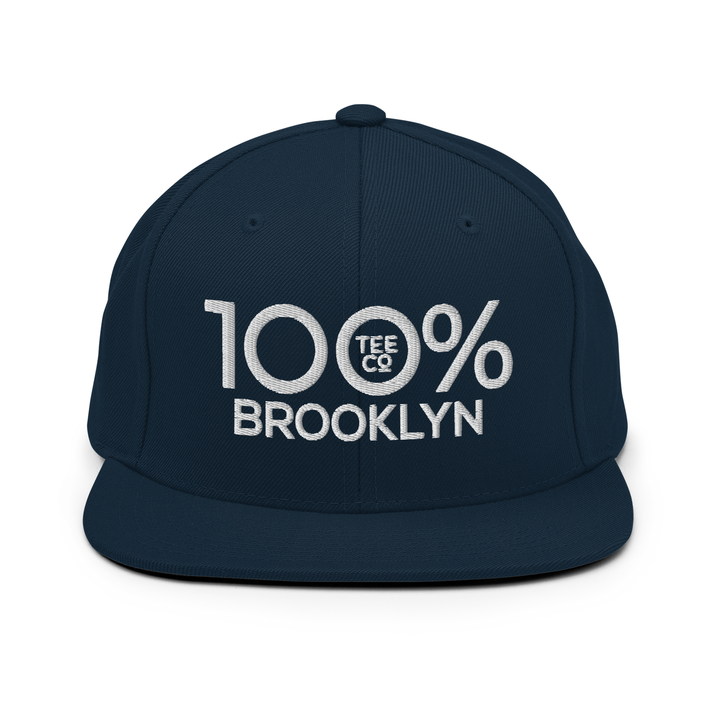 100% BROOKLYN Snapback Baseball Hat - 100 Percent Tee Company