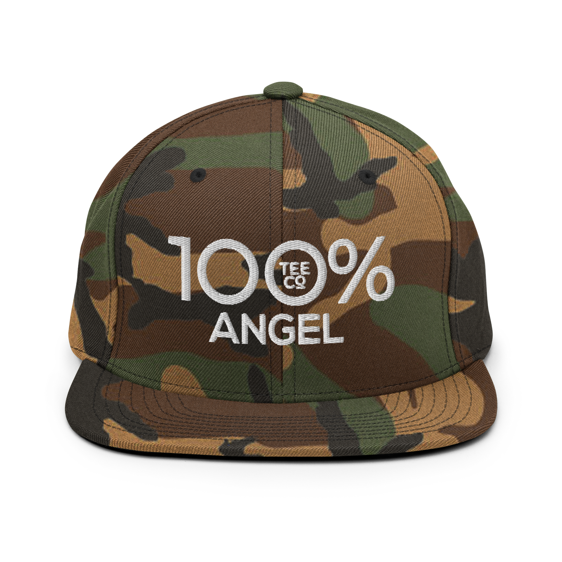 100% ANGEL Snapback Baseball Hat - 100 Percent Tee Company
