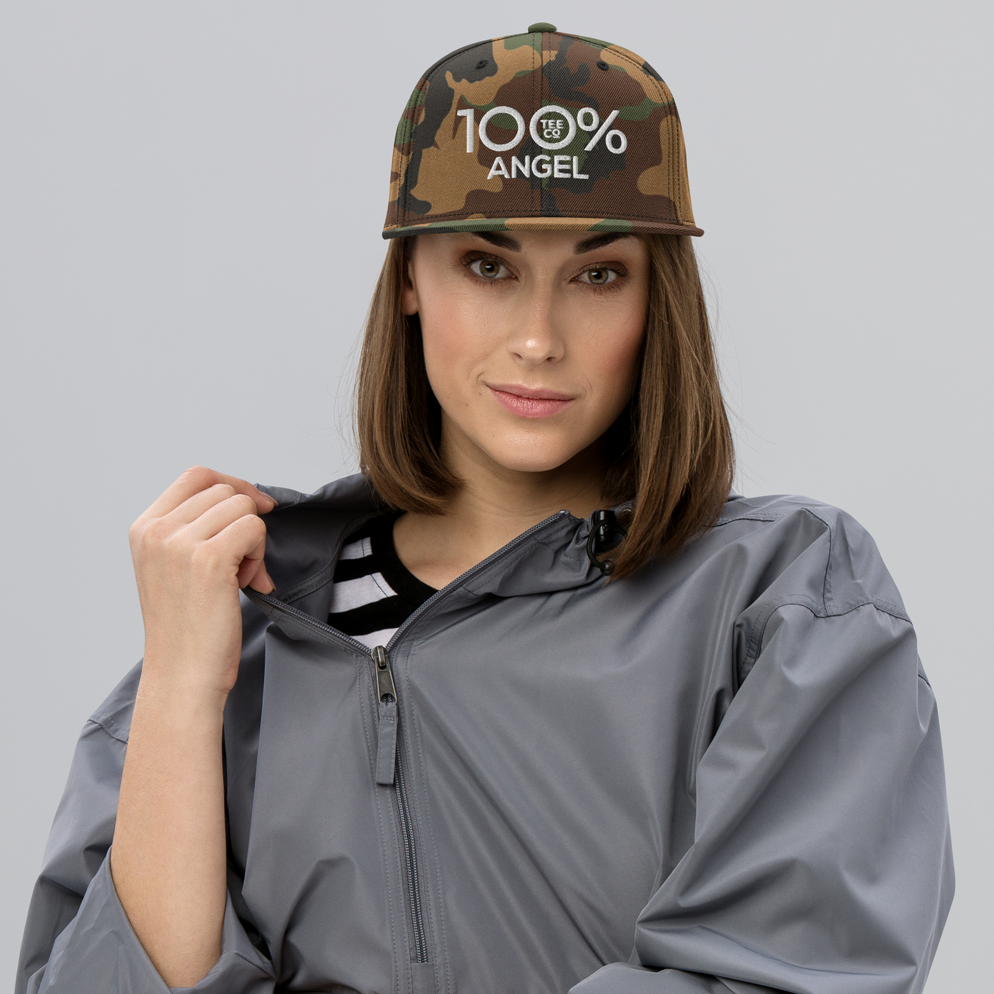 100% ANGEL Snapback Baseball Hat - 100 Percent Tee Company