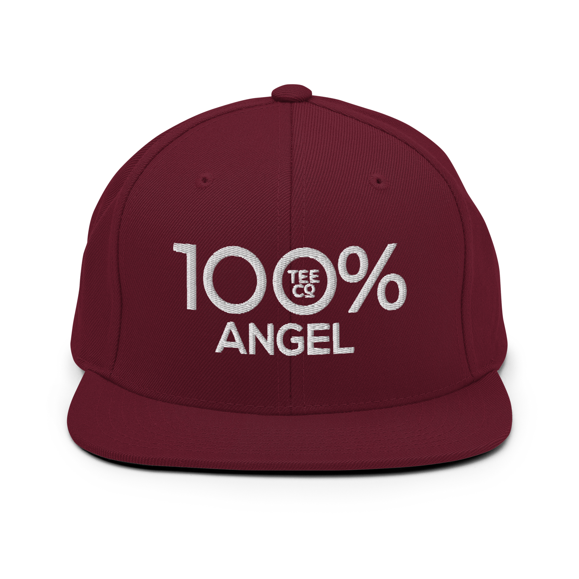 100% ANGEL Snapback Baseball Hat - 100 Percent Tee Company