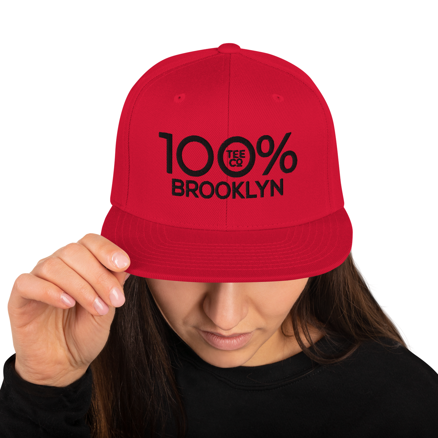 100% BROOKLYN Snapback Baseball Hat - 100 Percent Tee Company