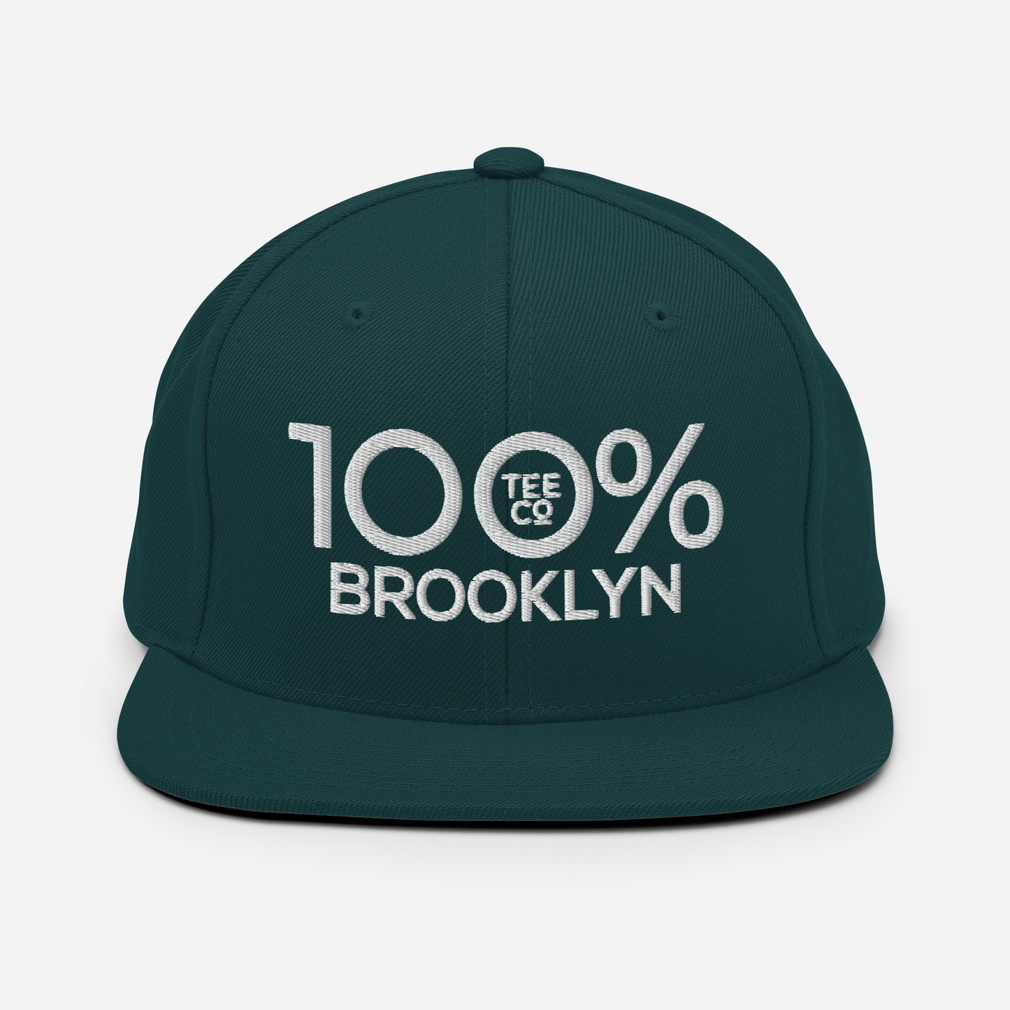 100% BROOKLYN Snapback Baseball Hat - 100 Percent Tee Company