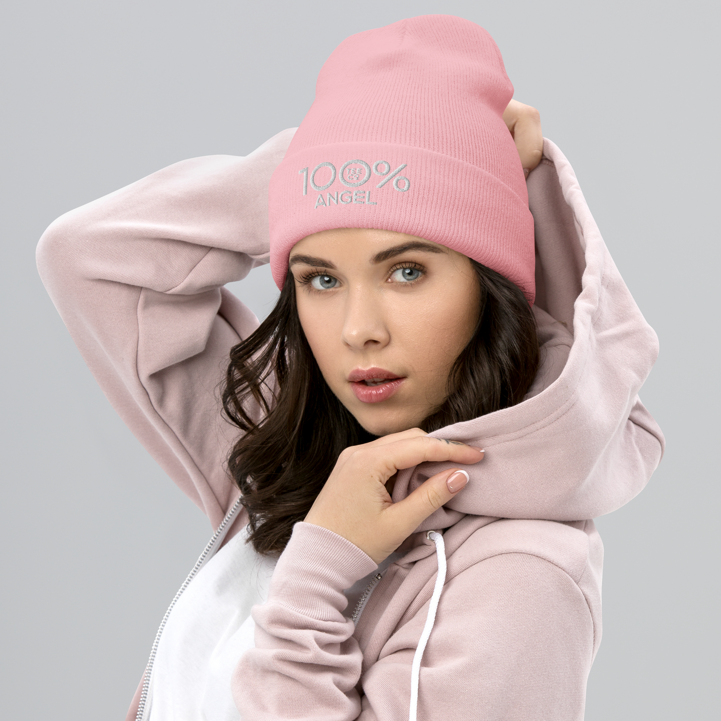 100% ANGEL Cuffed Beanie - 100 Percent Tee Company