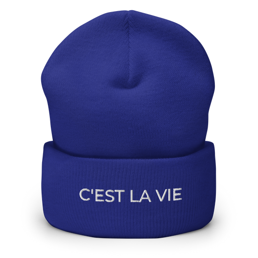 C'est La Vie Cuffed Beanie