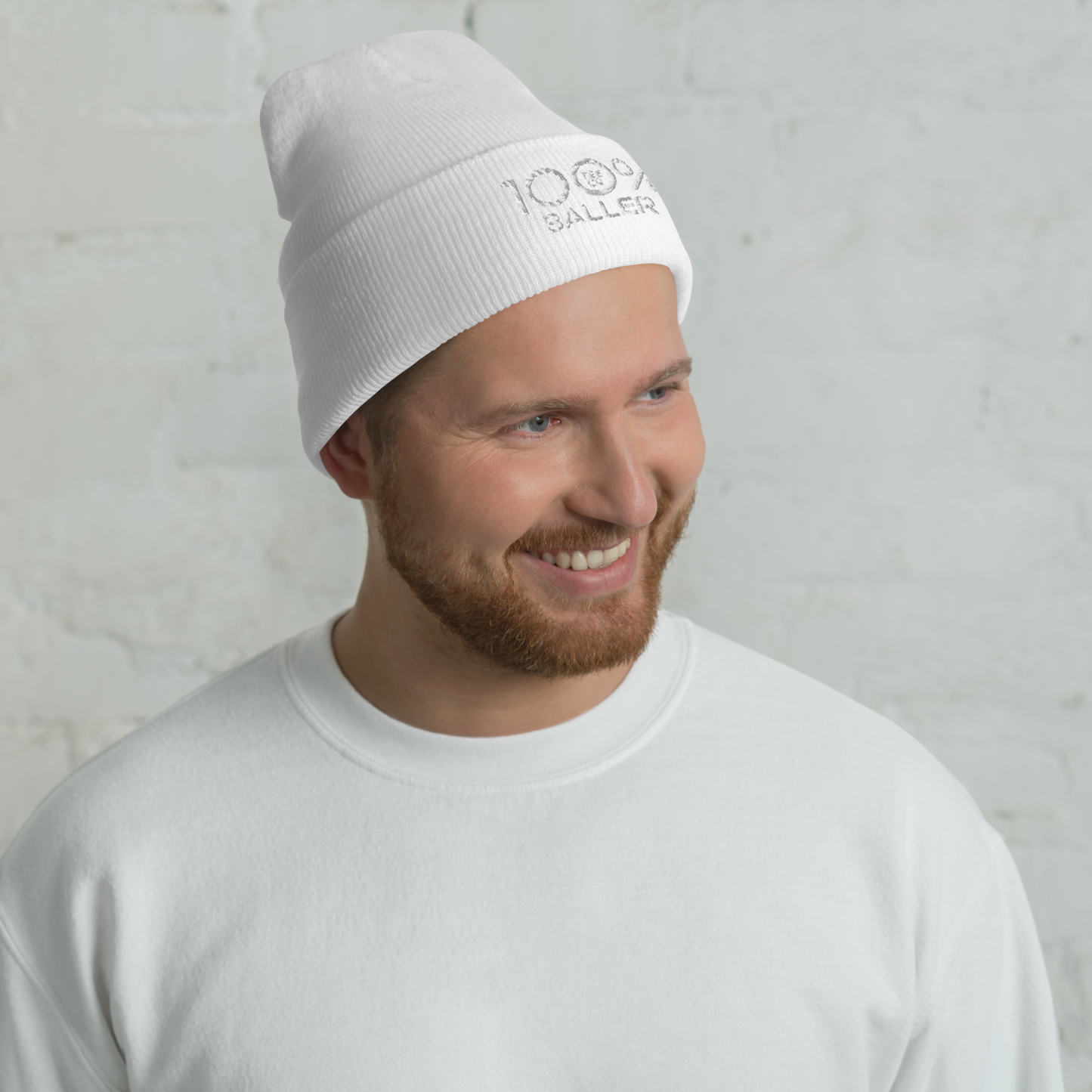 100% BALLER Cuffed Beanie - 100 Percent Tee Company