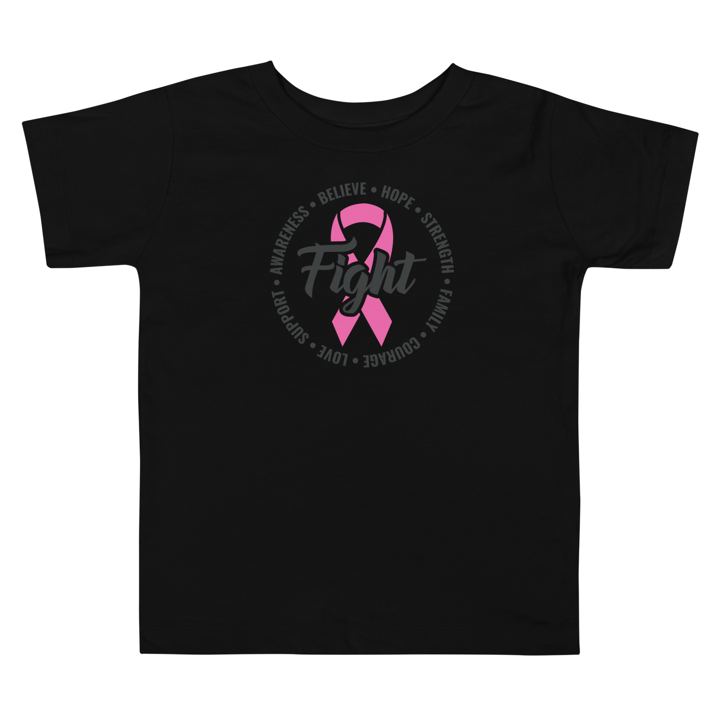 FIGHT Breast Cancer Toddler Short Sleeve Tee