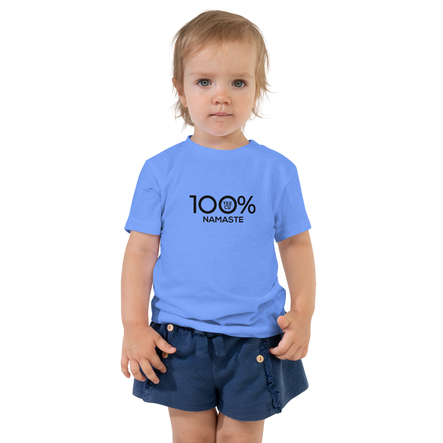 100% NAMASTE Toddler Short Sleeve Tee