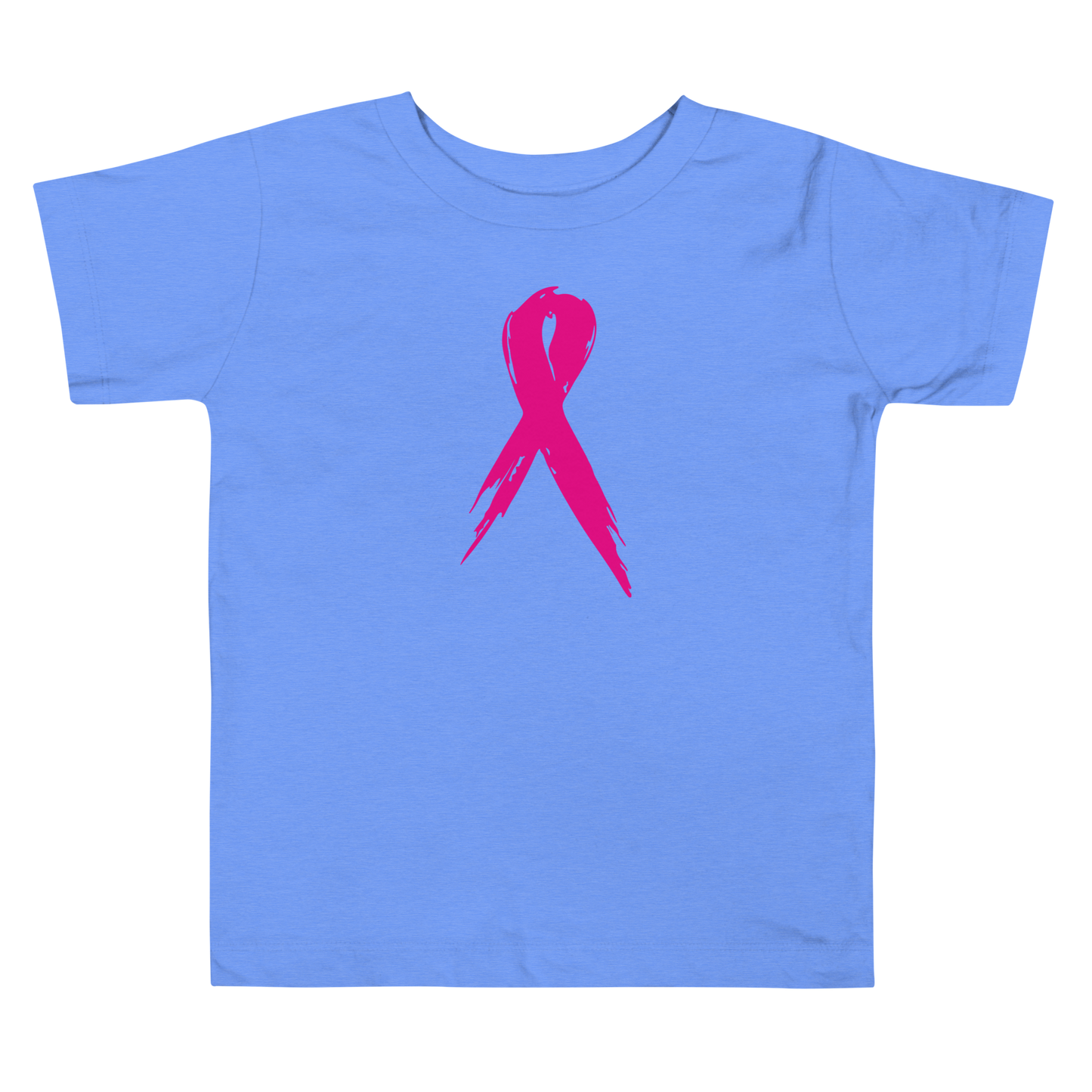 Breast Cancer Awareness Ribbon Toddler Short Sleeve Tee