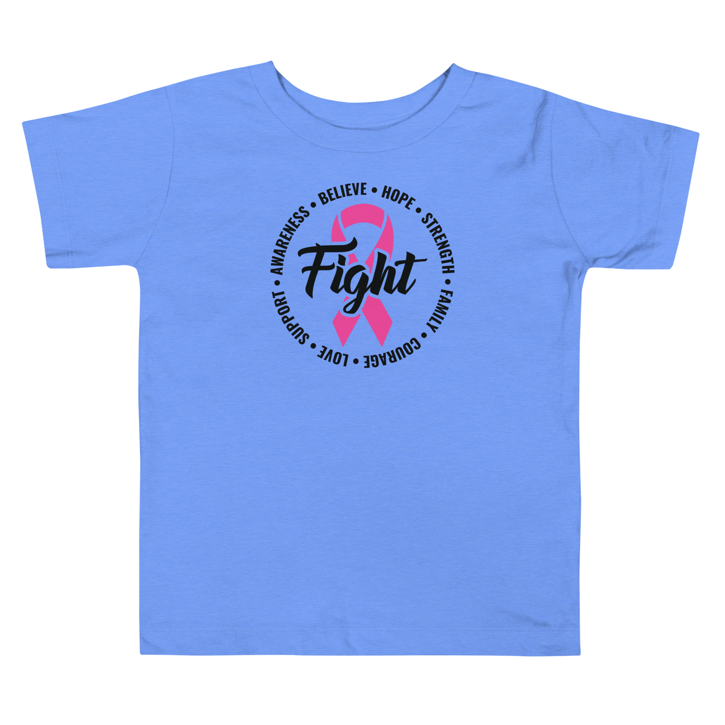 FIGHT Breast Cancer Toddler Short Sleeve Tee