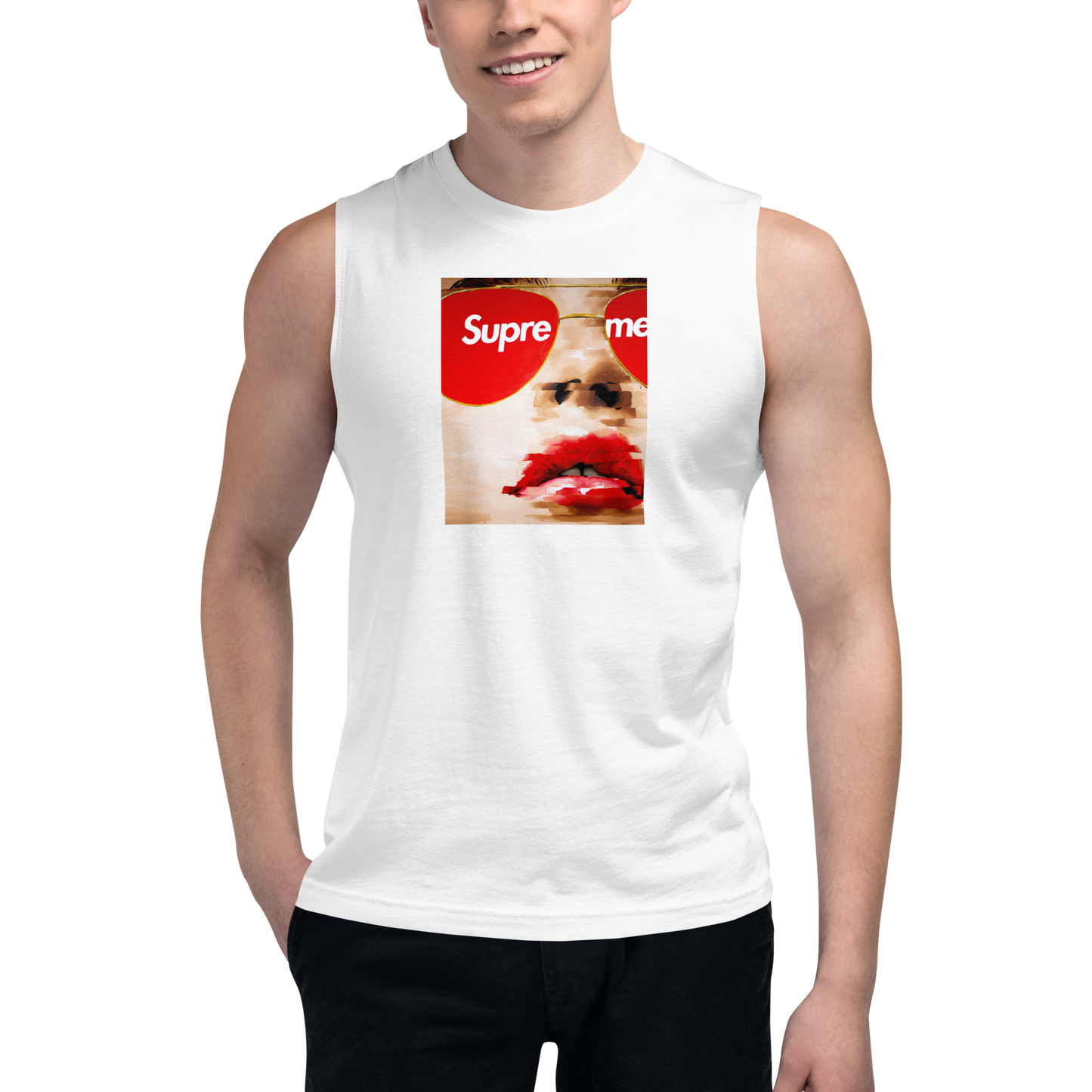 Maltzy Supreme Glitch Unisex Muscle Tee