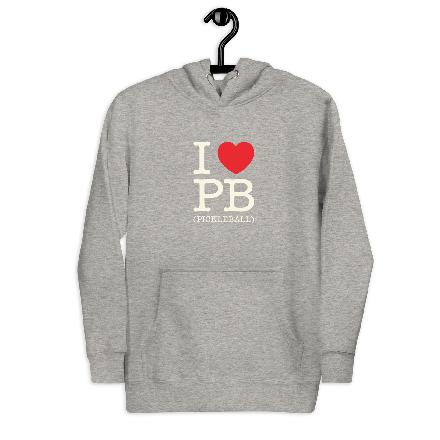 I Love PB (Pickleball ) Unisex Hoodie