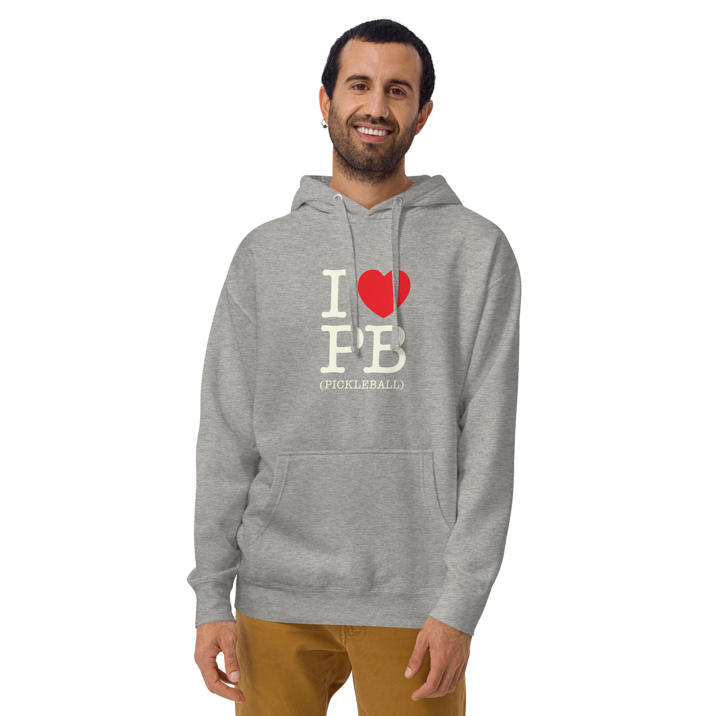 I Love PB (Pickleball ) Unisex Hoodie