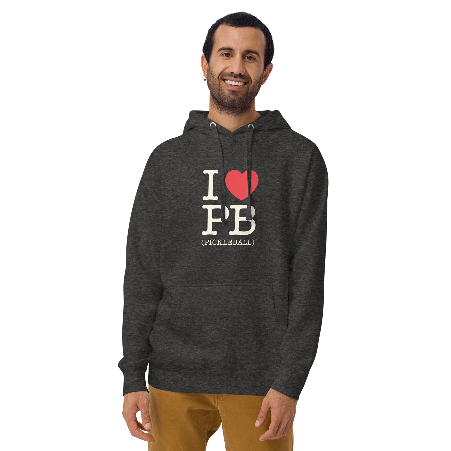 I Love PB (Pickleball ) Unisex Hoodie