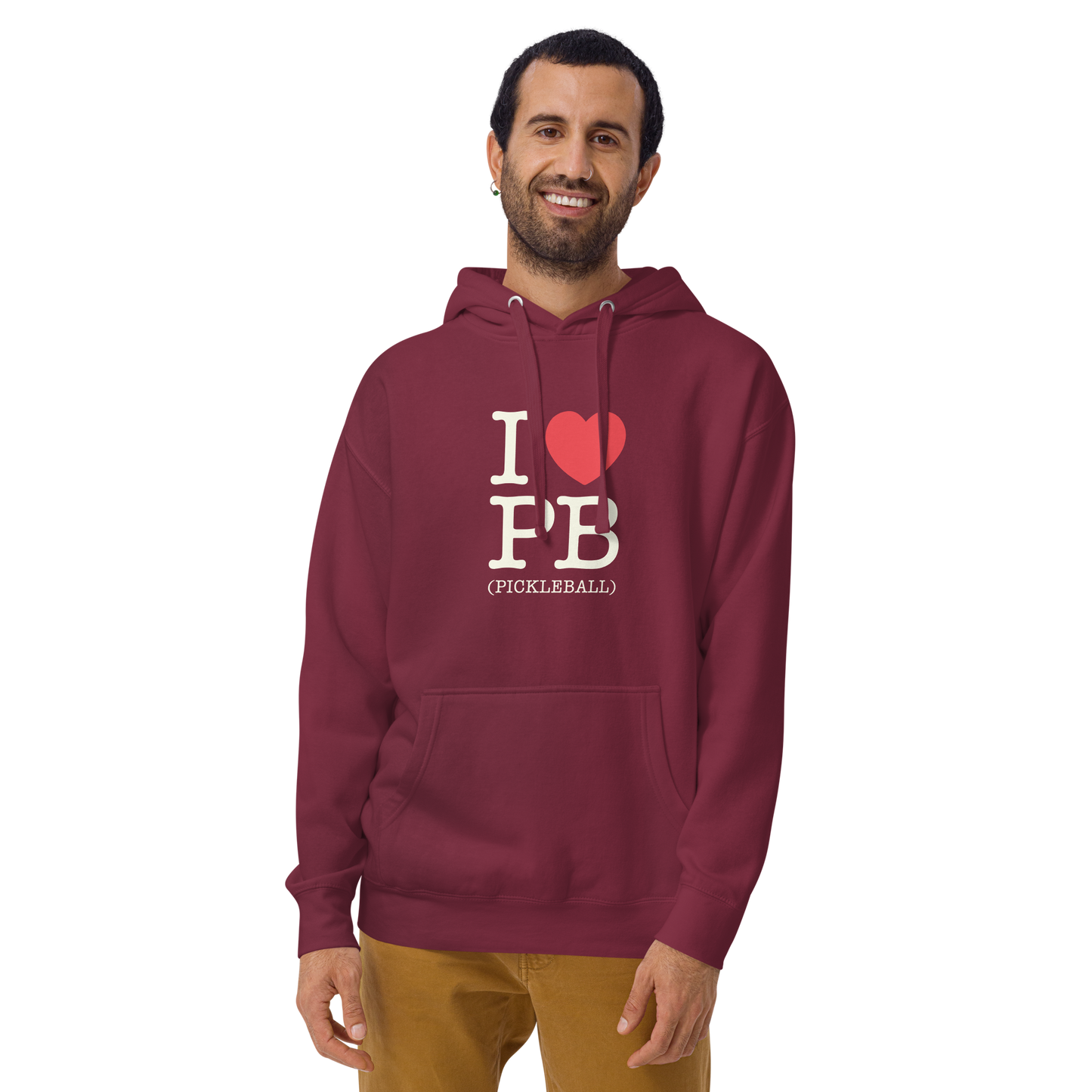 I Love PB (Pickleball ) Unisex Hoodie