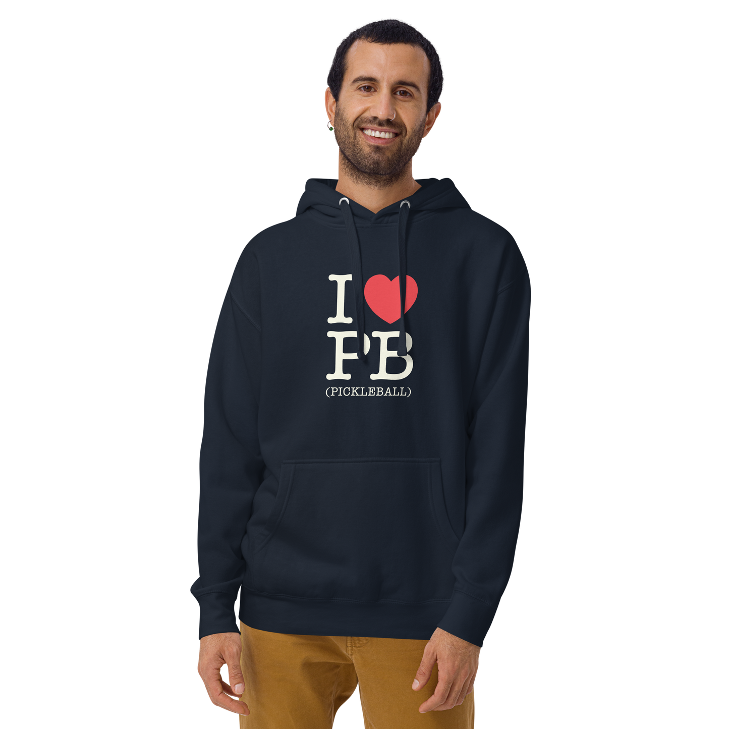 I Love PB (Pickleball ) Unisex Hoodie