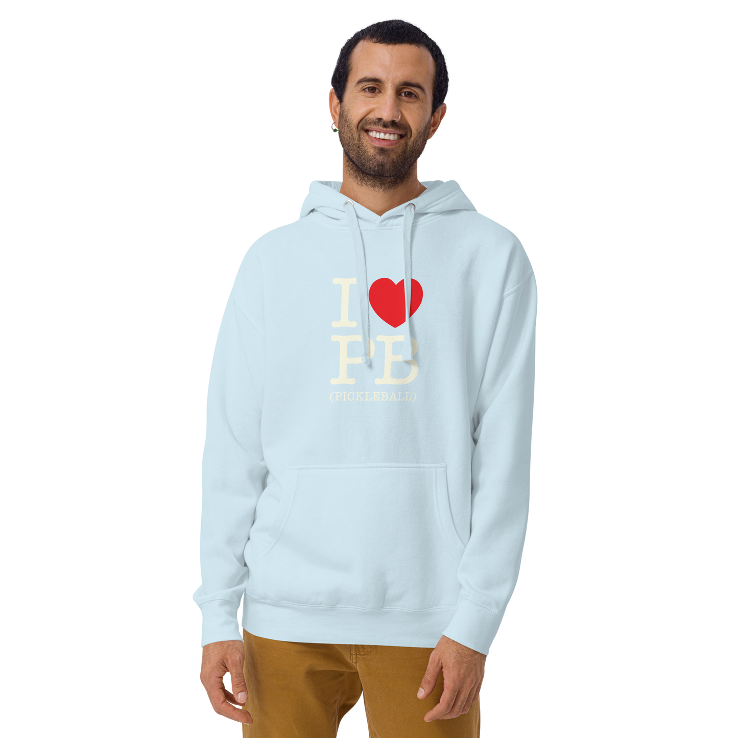 I Love PB (Pickleball ) Unisex Hoodie