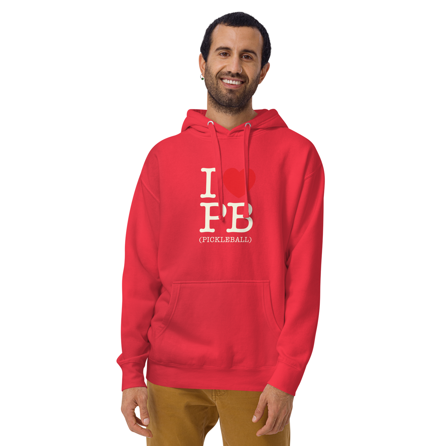 I Love PB (Pickleball ) Unisex Hoodie