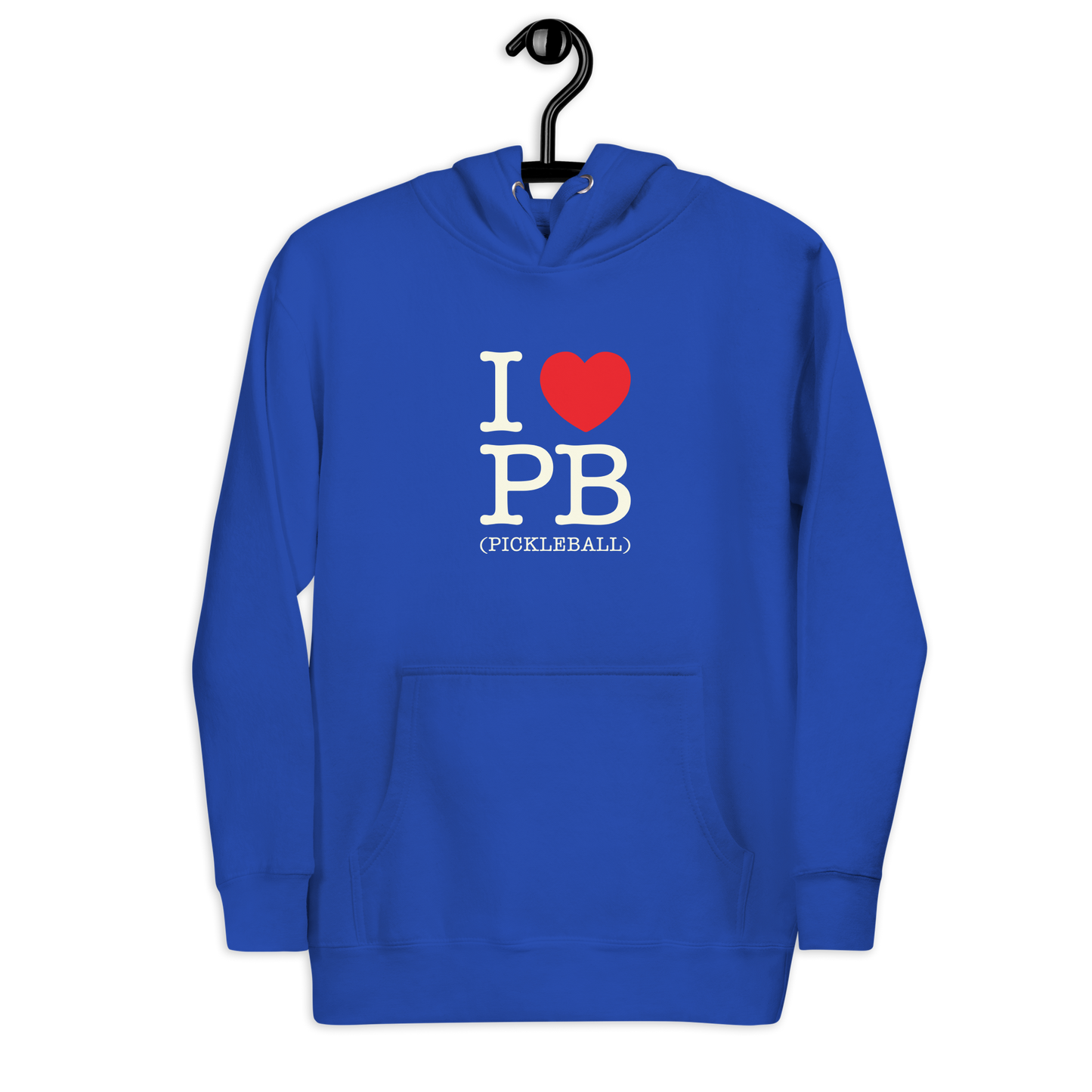 I Love PB (Pickleball ) Unisex Hoodie
