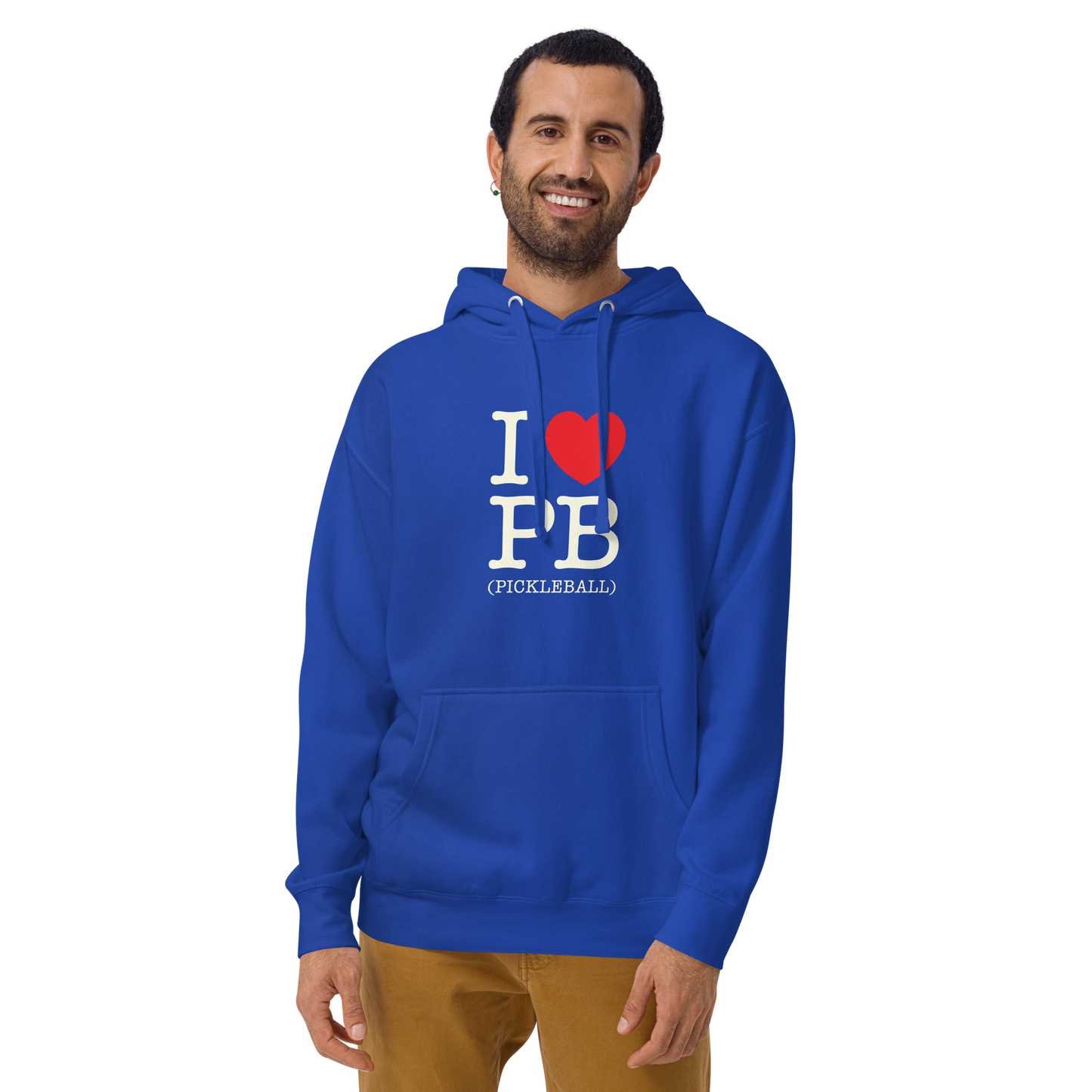 I Love PB (Pickleball ) Unisex Hoodie
