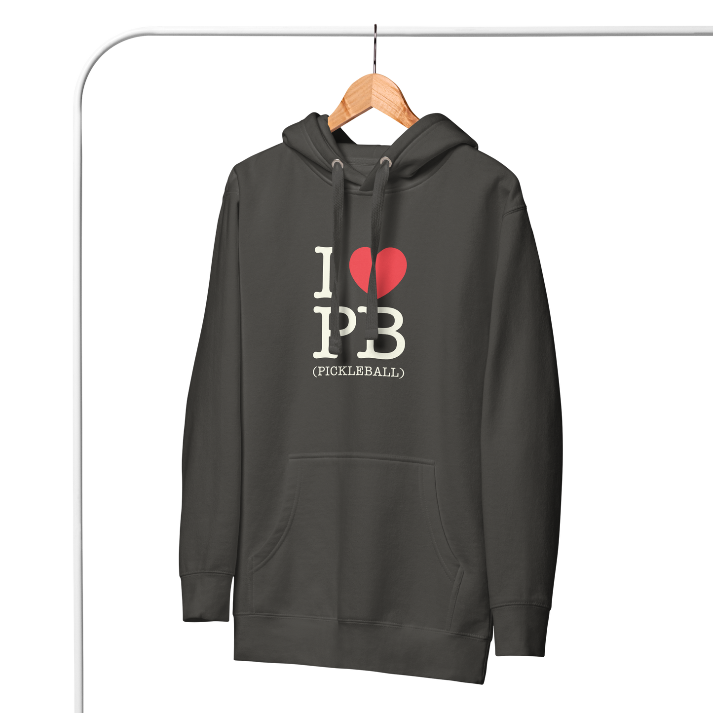 I Love PB (Pickleball ) Unisex Hoodie