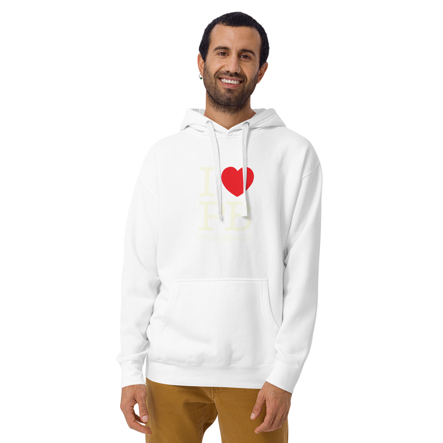 I Love PB (Pickleball ) Unisex Hoodie