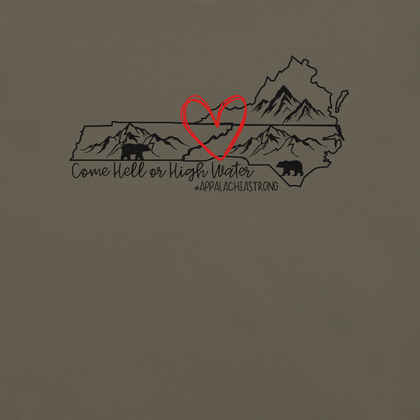 Appalachia Strong | Hurricane Helene Relief Unisex Tee Shirt