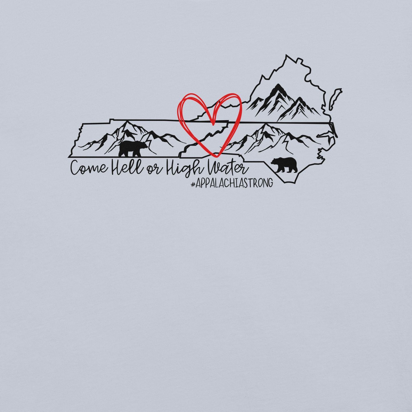 Appalachia Strong | Hurricane Helene Relief Unisex Tee Shirt