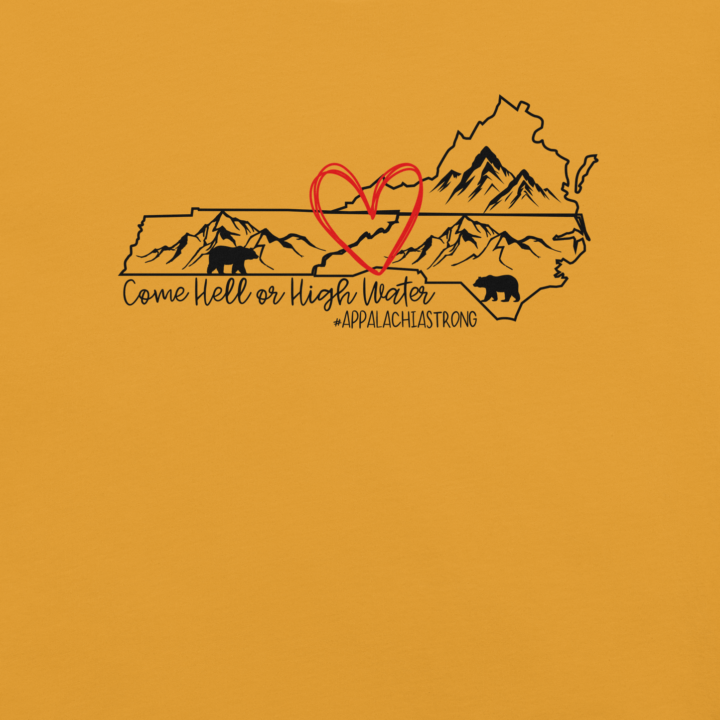 Appalachia Strong | Hurricane Helene Relief Unisex Tee Shirt