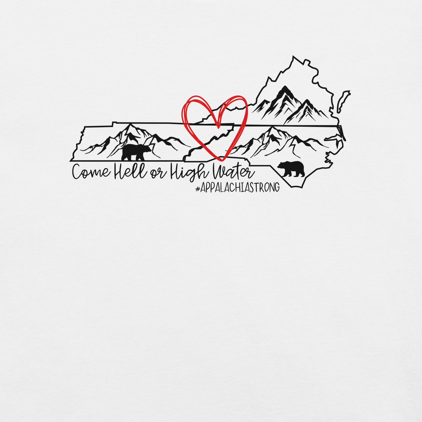 Appalachia Strong | Hurricane Helene Relief Unisex Tee Shirt