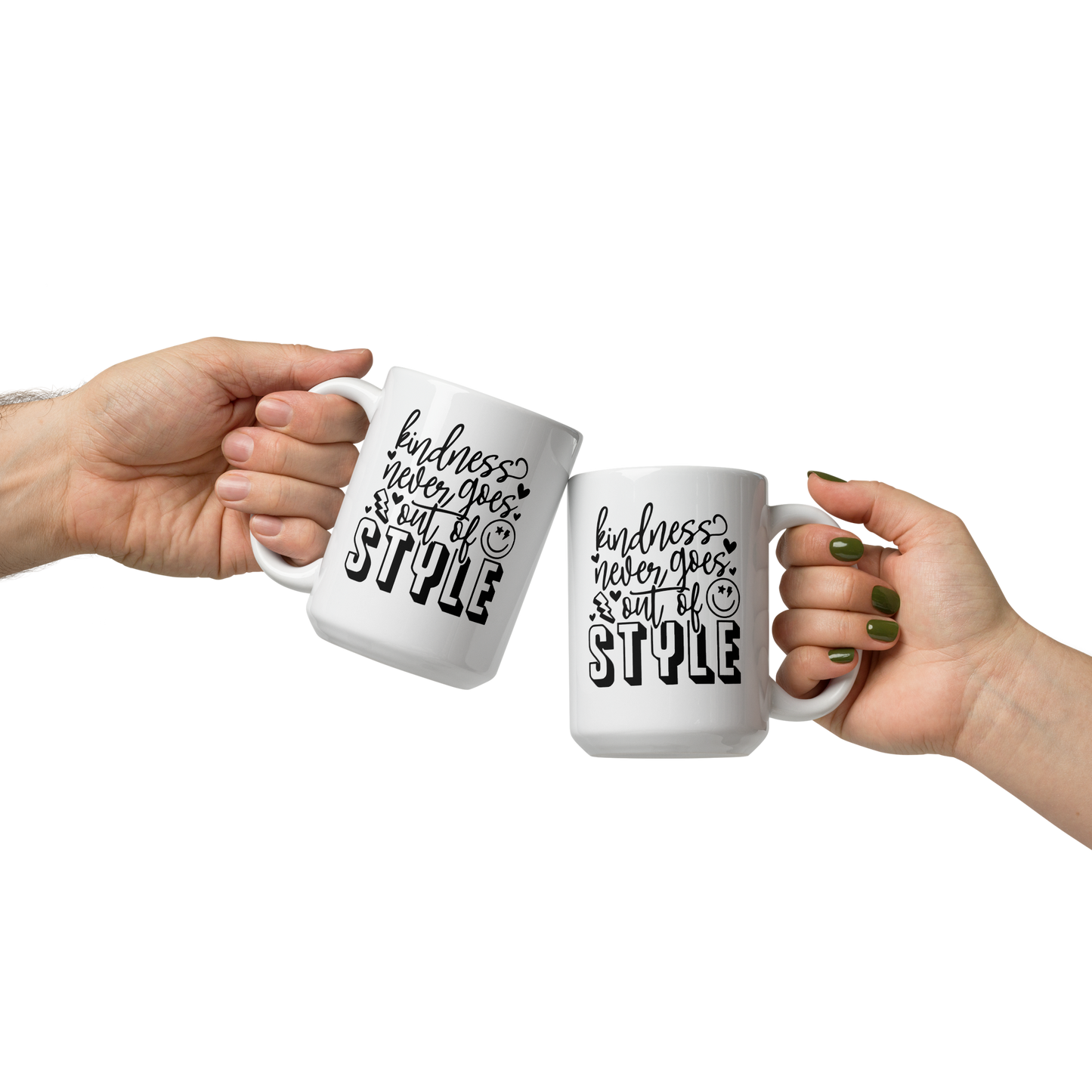 KINDNESS NEVER GOES OUT OF STYLE Jumbo Mug