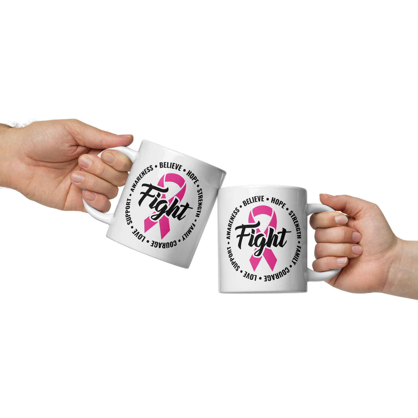FIGHT BREAST CANCER Jumbo Mug