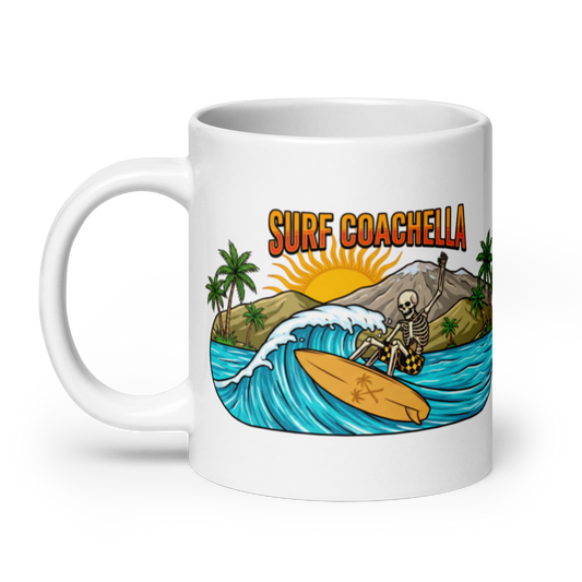 SURF COACHELLA SKELETON Jumbo Mug