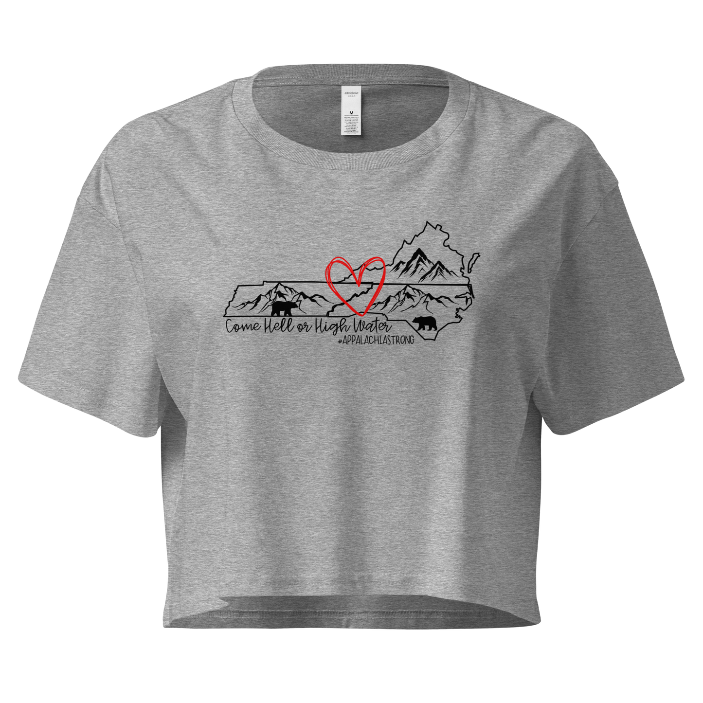 Appalachia Strong | Hurricane Helene Relief Women’s Crop Tee