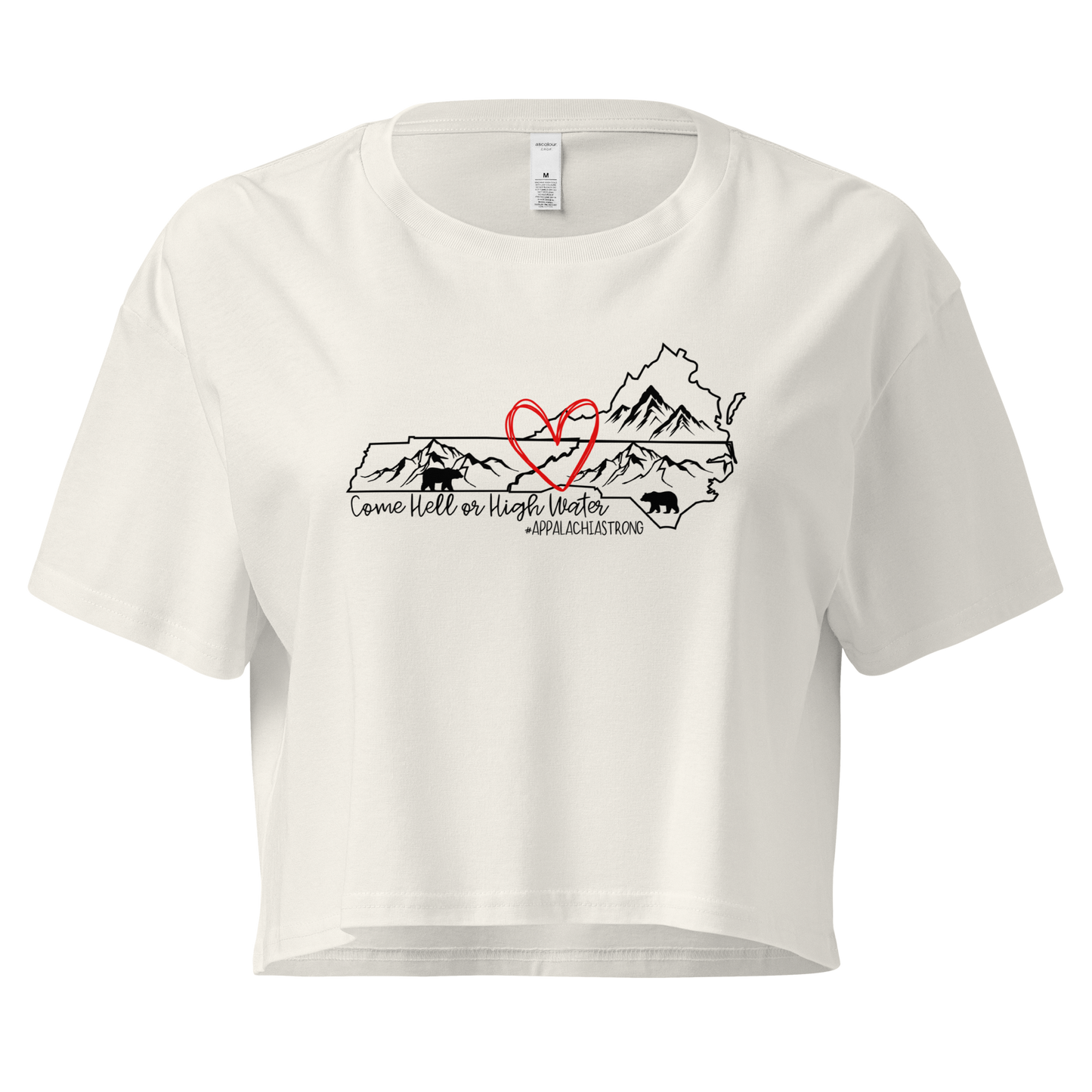 Appalachia Strong | Hurricane Helene Relief Women’s Crop Tee