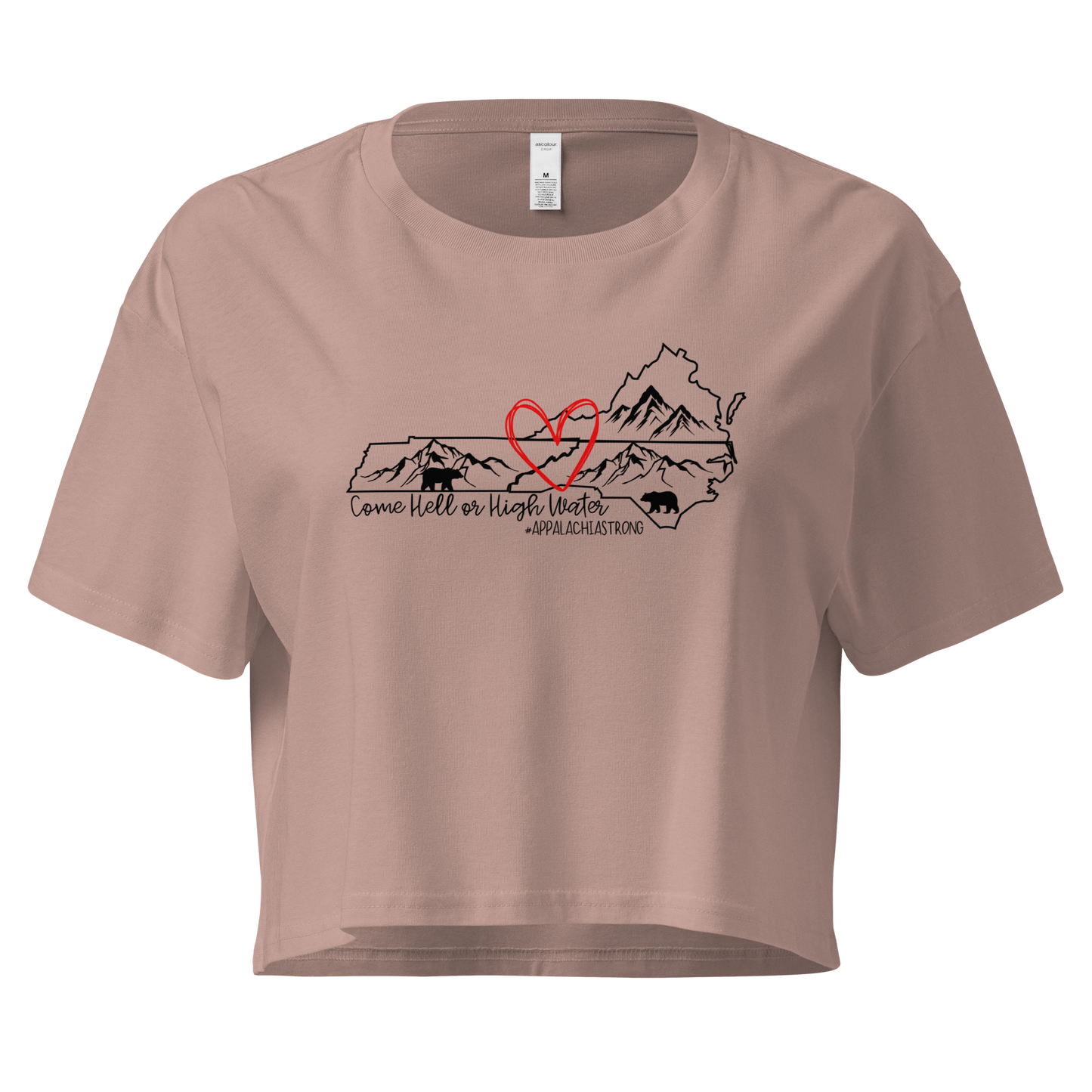 Appalachia Strong | Hurricane Helene Relief Women’s Crop Tee