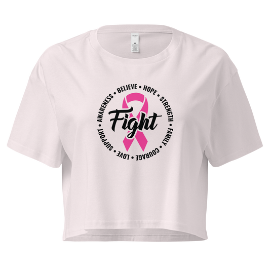 FIGHT Breast Cancer Women’s Crop Tee