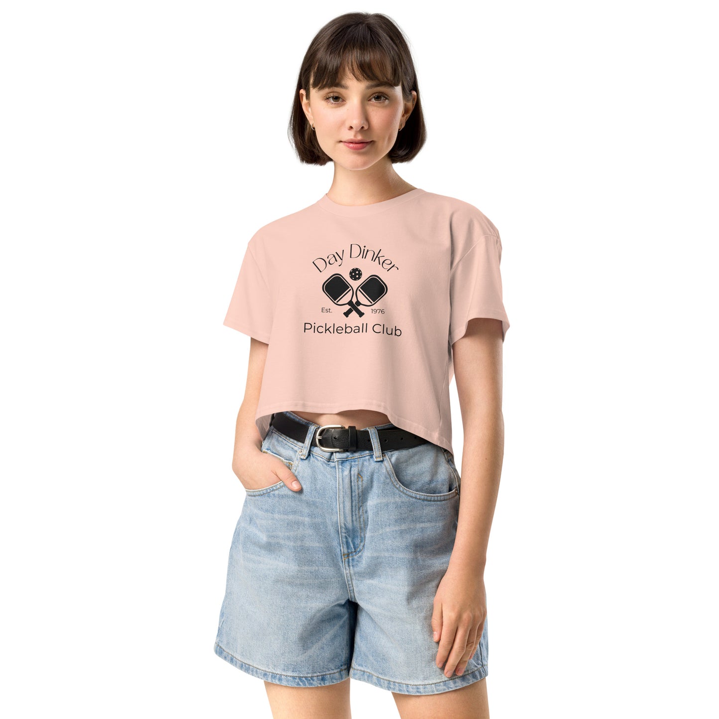 Day Dinker Pickleball Club Women’s Crop Tee
