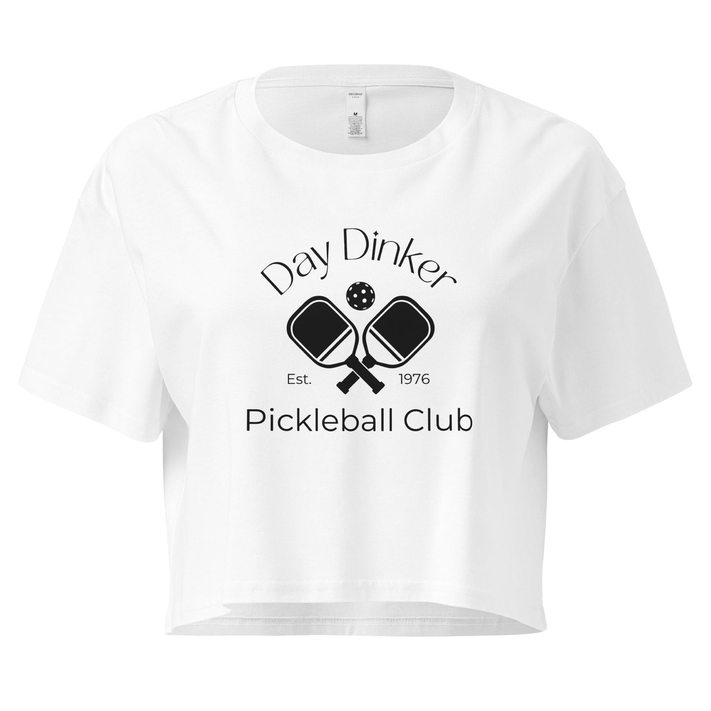 Day Dinker Pickleball Club Women’s Crop Tee
