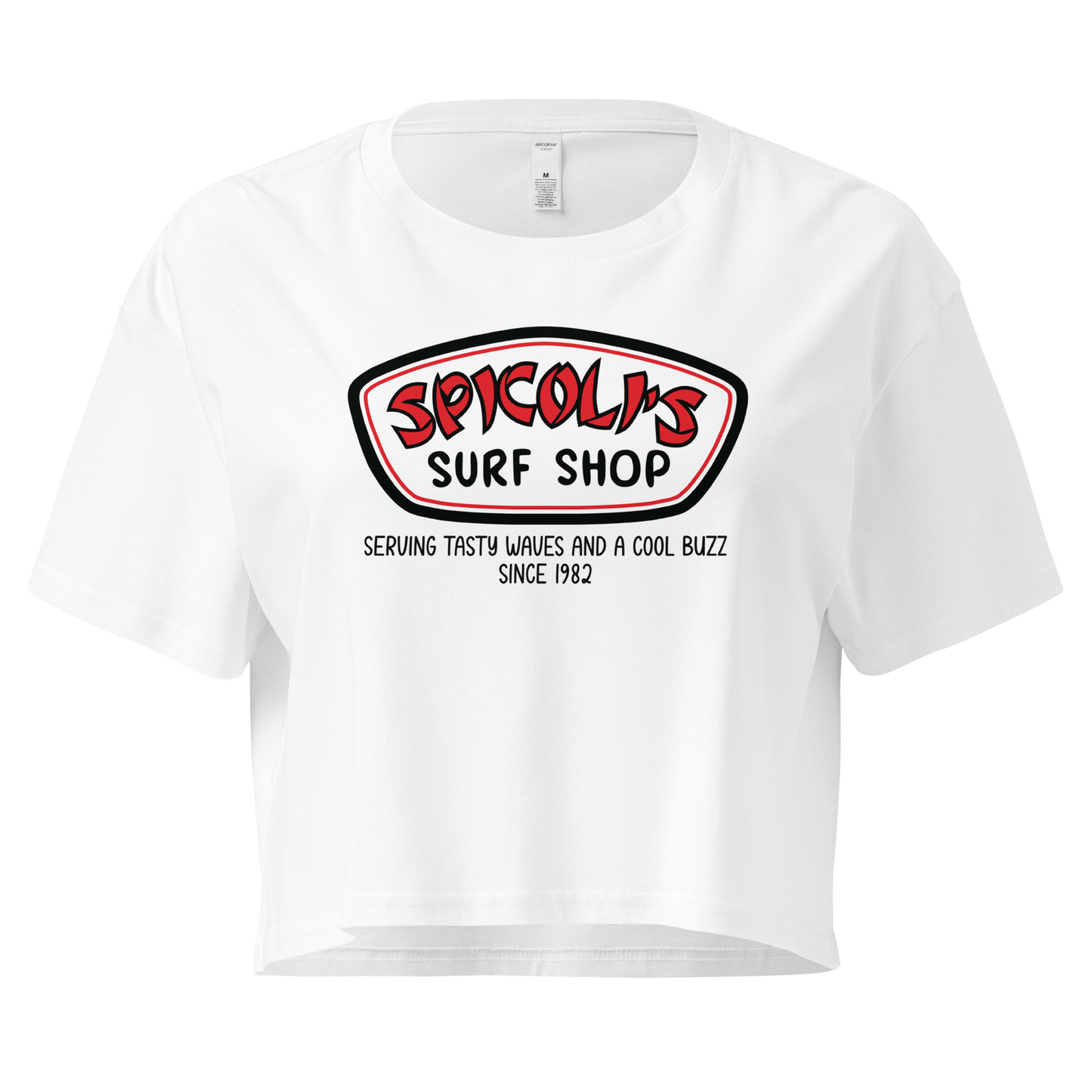 Spicoli's Surf Shop Women’s Crop Tee