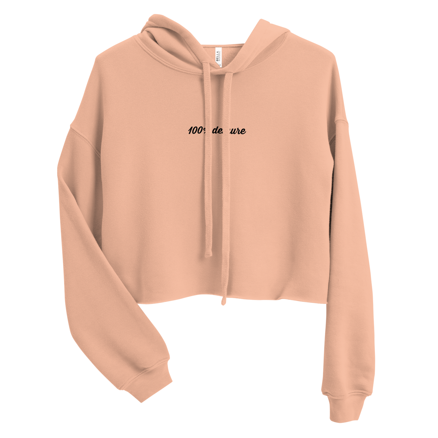 100% demure Crop Hoodie