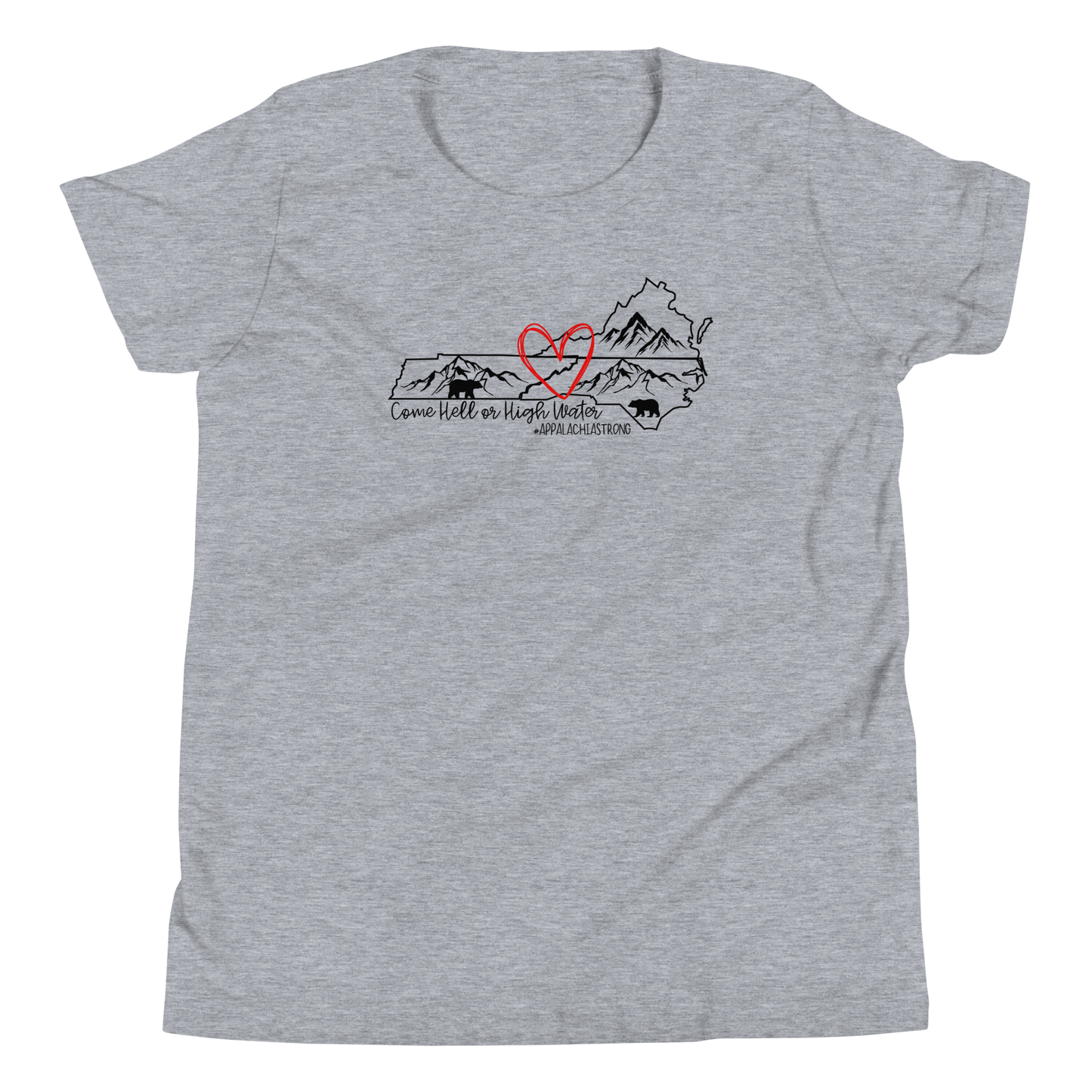 Appalachia Strong | Hurricane Helene Relief Youth Short Sleeve Tee Shirt