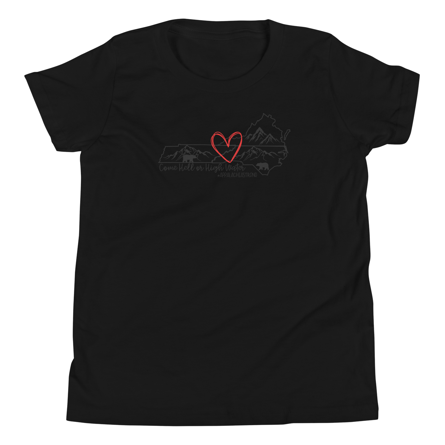 Appalachia Strong | Hurricane Helene Relief Youth Short Sleeve Tee Shirt