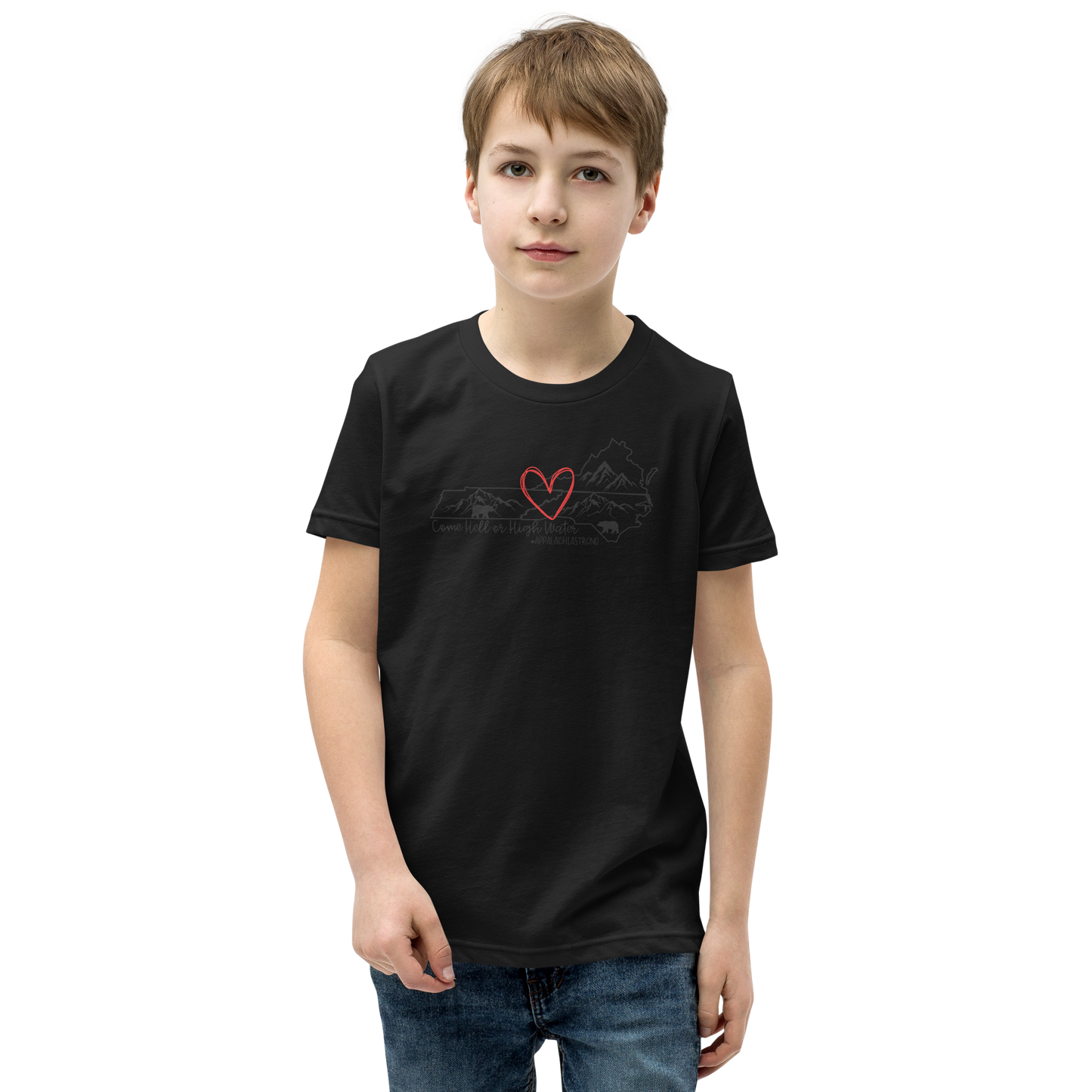 Appalachia Strong | Hurricane Helene Relief Youth Short Sleeve Tee Shirt