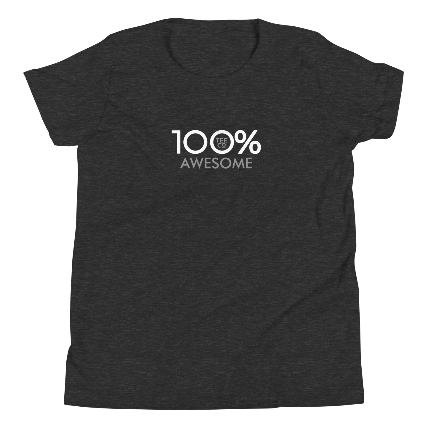 100% AWESOME Youth Short Sleeve Tee