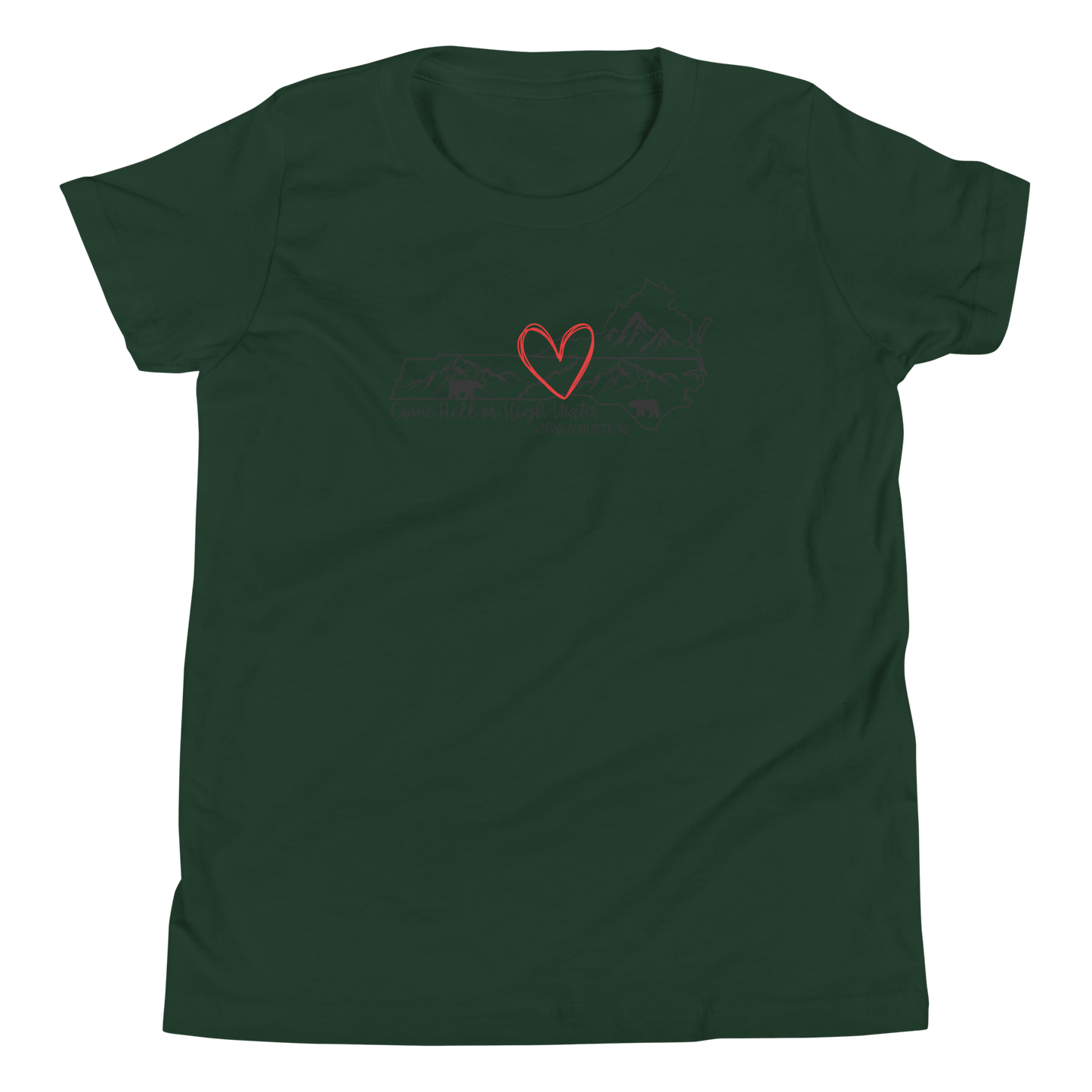 Appalachia Strong | Hurricane Helene Relief Youth Short Sleeve Tee Shirt