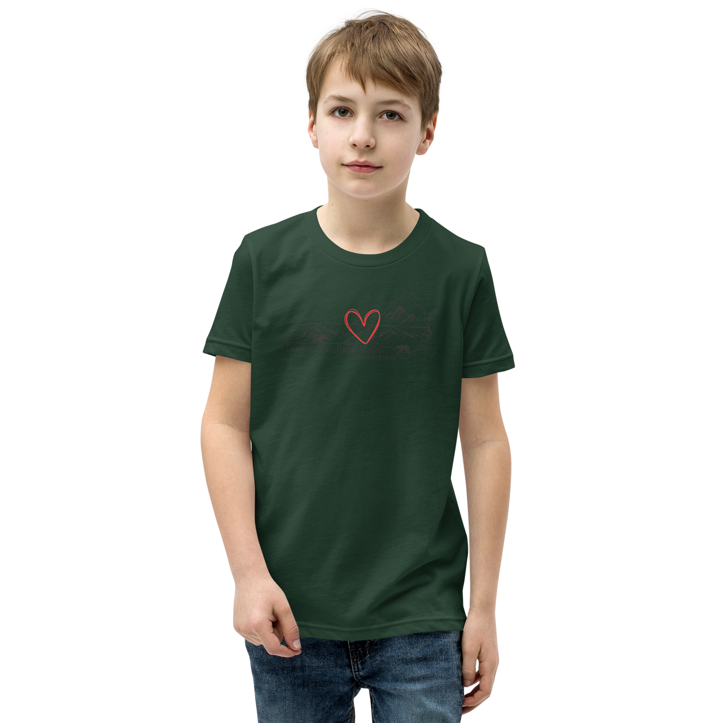 Appalachia Strong | Hurricane Helene Relief Youth Short Sleeve Tee Shirt