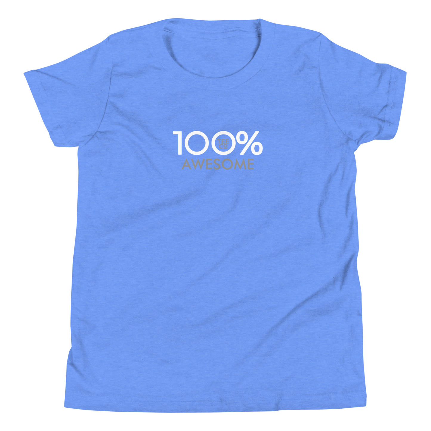 100% AWESOME Youth Short Sleeve Tee