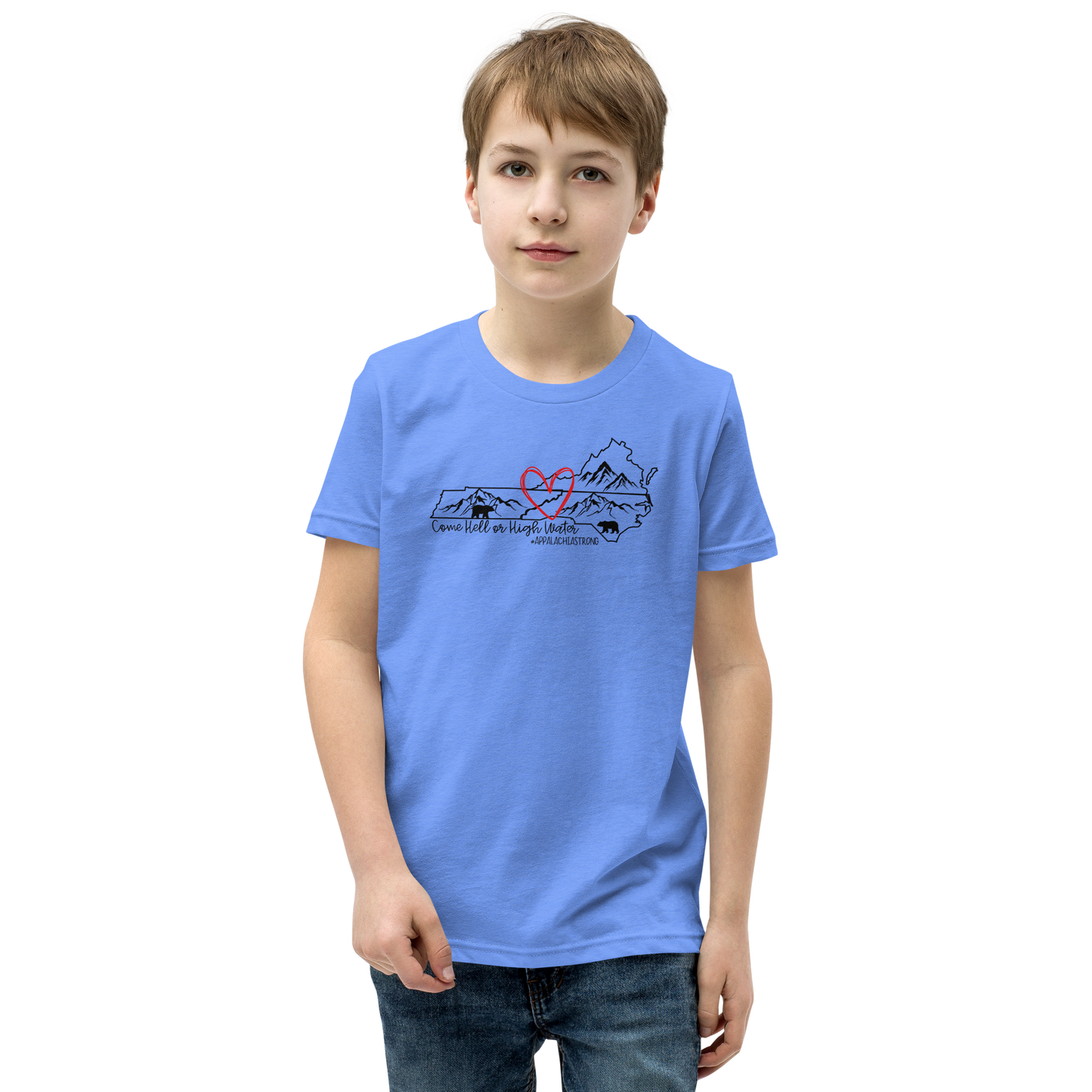 Appalachia Strong | Hurricane Helene Relief Youth Short Sleeve Tee Shirt